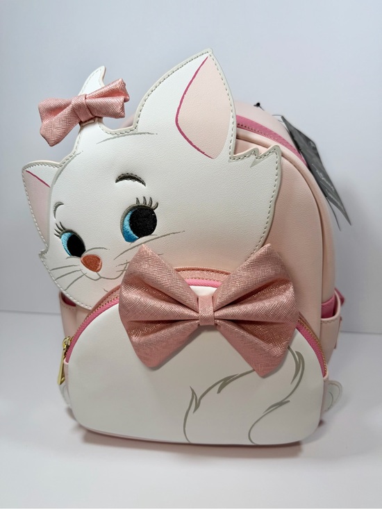 Loungefly Handbags - Loungefly Disney Aristocats Sassy Marie Cat Mini Backpack Pink Bow NWT